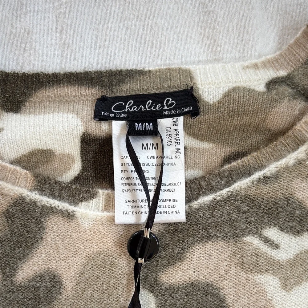 Charlie B Reversible Camouflage Sweater - NEW - Picture 2 of 10